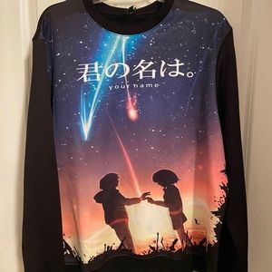 Never Worn 'Your Name' Anime Sweater